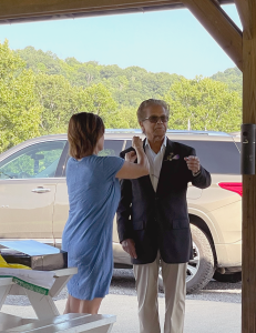 Dr. V.K. Raju inducted as Morgantown Rotary Club president